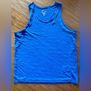 Nike Blue Men's Dri-FIT Tank Top Size L